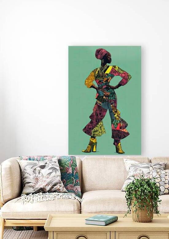 African Textile Queen Z92HNP 55 by Abstract Rebellion
