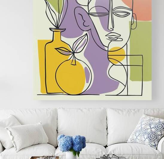 Abstract Face Still Life H9P4N2 57 by Abstract Rebellion