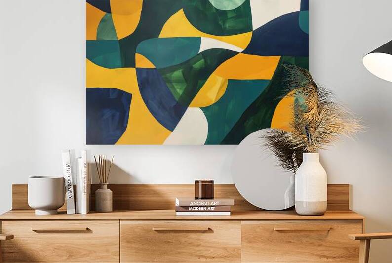Abstract Interplay 7892B 48 Reproduction