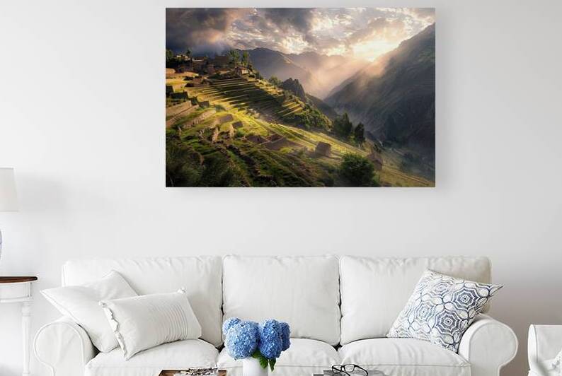Andean Terraces Golden Hour H92N5Z 45 by Abstract Rebellion