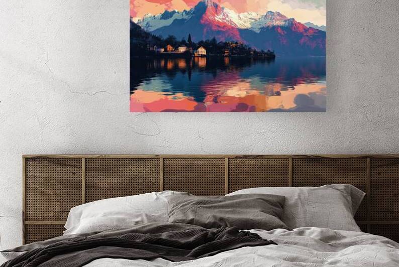 Alpine Reflections At Dawn Y9C8N2 55 by Abstract Rebellion