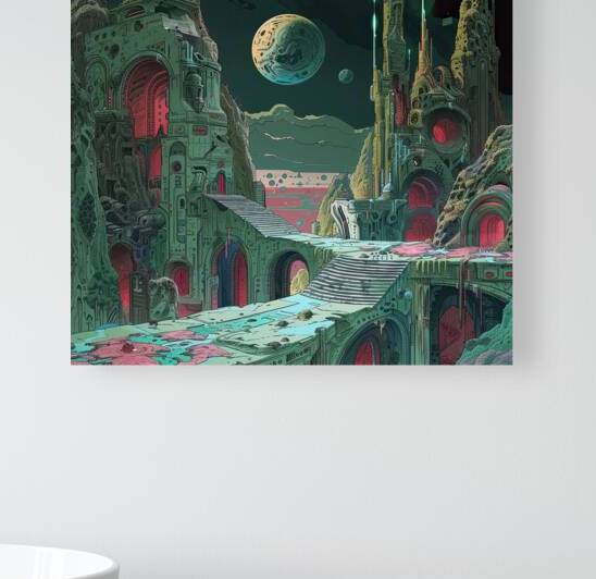 Alien Cityscape 8H29PZ 48 by Abstract Rebellion