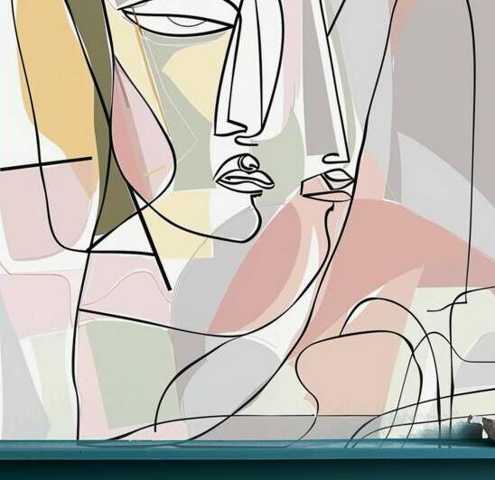 Abstract Face Study 239VN7 62 by Abstract Rebellion