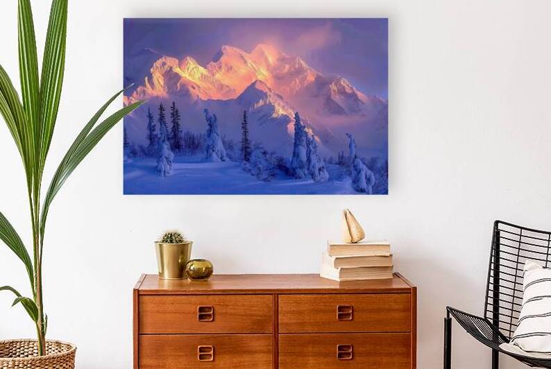 Alaskan Sunrise  Majesty H92D3N 66 by Abstract Rebellion