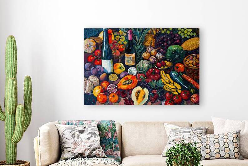 Abundant Harvest Still Life Z92HNP 55 by Abstract Rebellion