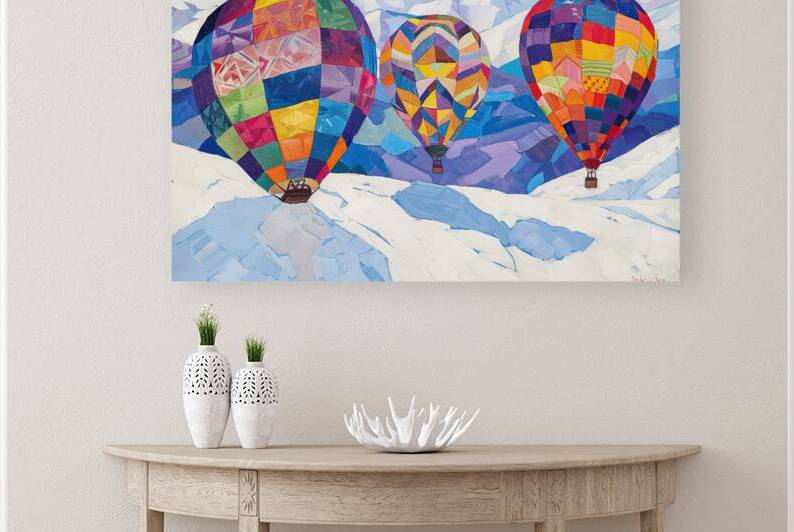 Aloft Over Snow Peaks H2N9P4 47 by Abstract Rebellion