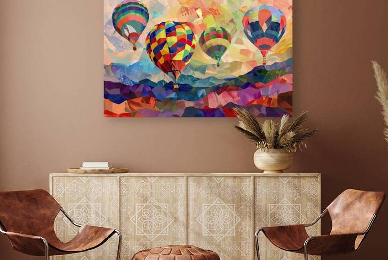 Aloft Over Chromatic Hills H2N3P9 60 by Abstract Rebellion