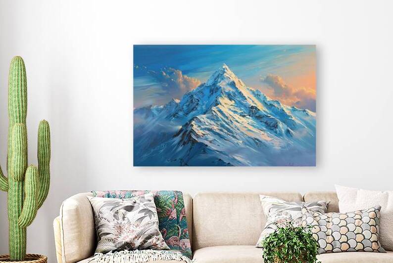 Alpine Glow Summit H2N9P2 45 by Abstract Rebellion