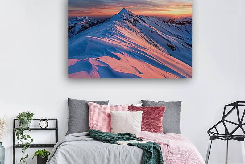 Alpine Glow Sunrise H9P4Z2 65 by Abstract Rebellion