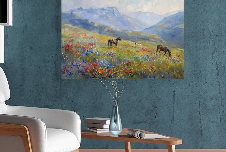 Alpine Wildflowers 7H29P4 45 by Abstract Rebellion