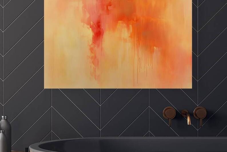 Amber Glow Sunset 7892B 45 by Abstract Rebellion