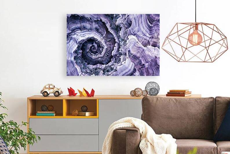 Amethyst Spiral Dream H92P3Z 57 by Abstract Rebellion