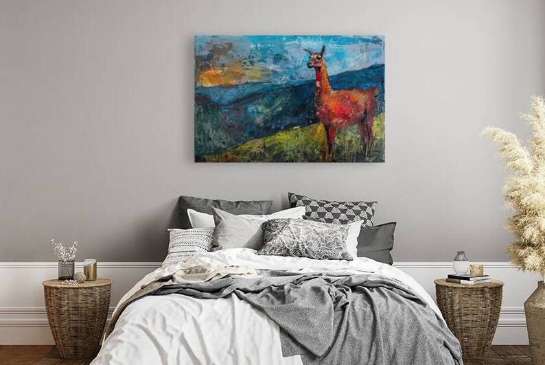 Andean Llama Vignette H3N5P2 48 by Abstract Rebellion