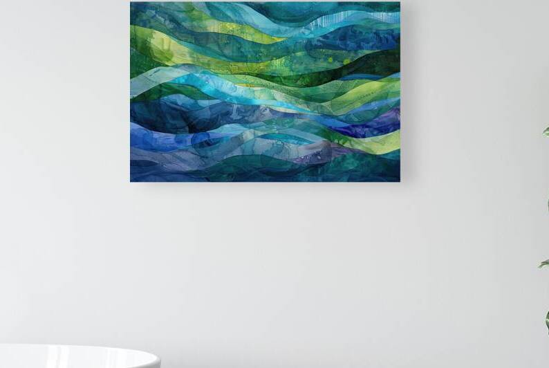 Aqua Rhapsody Waves H2N9P 57 by Abstract Rebellion