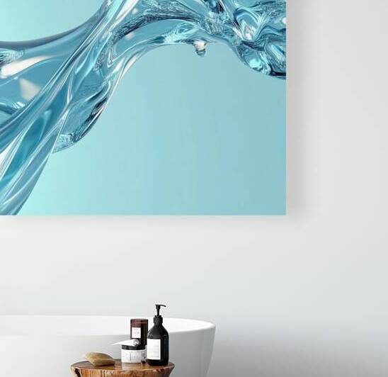 Aqua Serpentine Flow 2Y9HBC 57 by Abstract Rebellion
