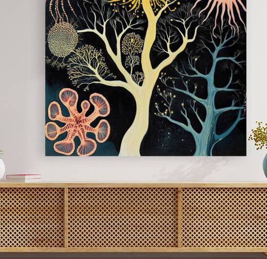 Arboreal Echoes Night 9P4H7 45 by Abstract Rebellion