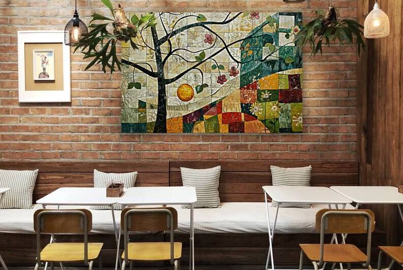 Arboreal Patchwork HZ92N5 60 by Abstract Rebellion