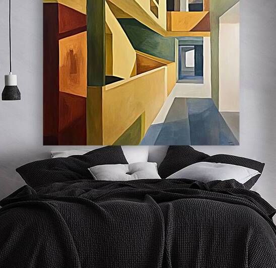 Architectural Study In Gold Y59H7N 55 by Abstract Rebellion