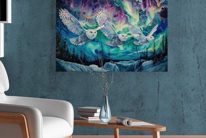 Arctic Owl Flight Y92H7N 55 by Abstract Rebellion