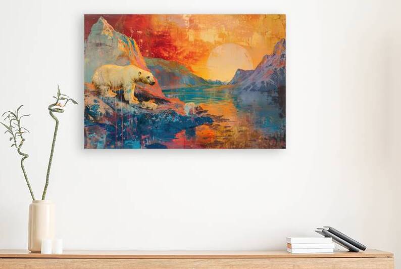 Arctic Sunset Refuge 9P3N4H 60 by Abstract Rebellion