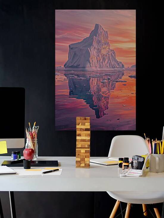Arctic Sunset Reflection 92HJ5P 55 by Abstract Rebellion