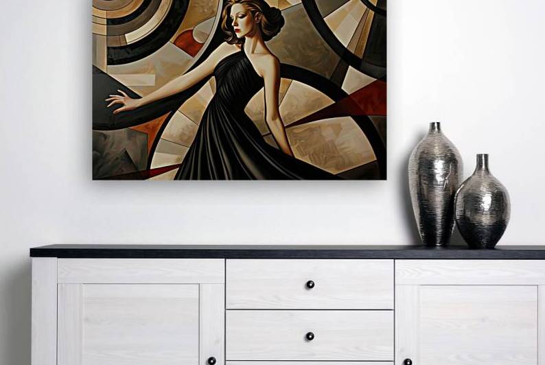 Art Deco Elegance 9P3NHJ 65 by Abstract Rebellion