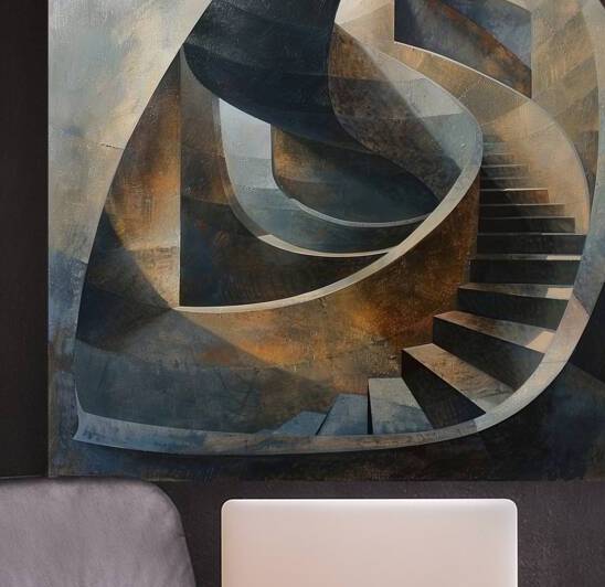 Ascending Spiral Passage 78HNKJ 62 by Abstract Rebellion