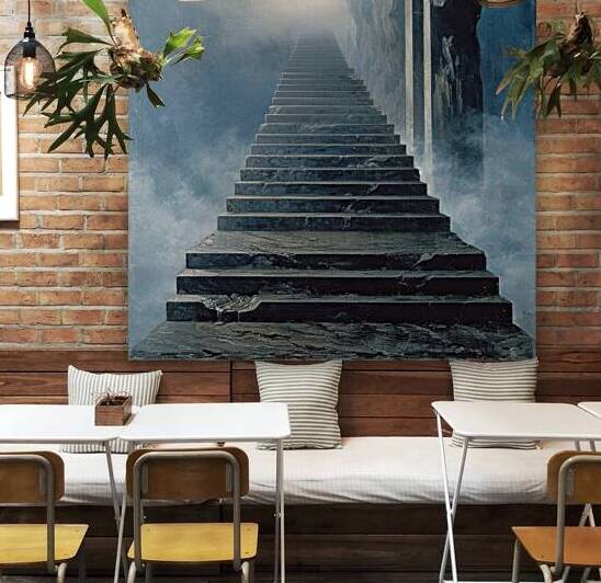 Ascension Stairway 7H29PZ 45 by Abstract Rebellion