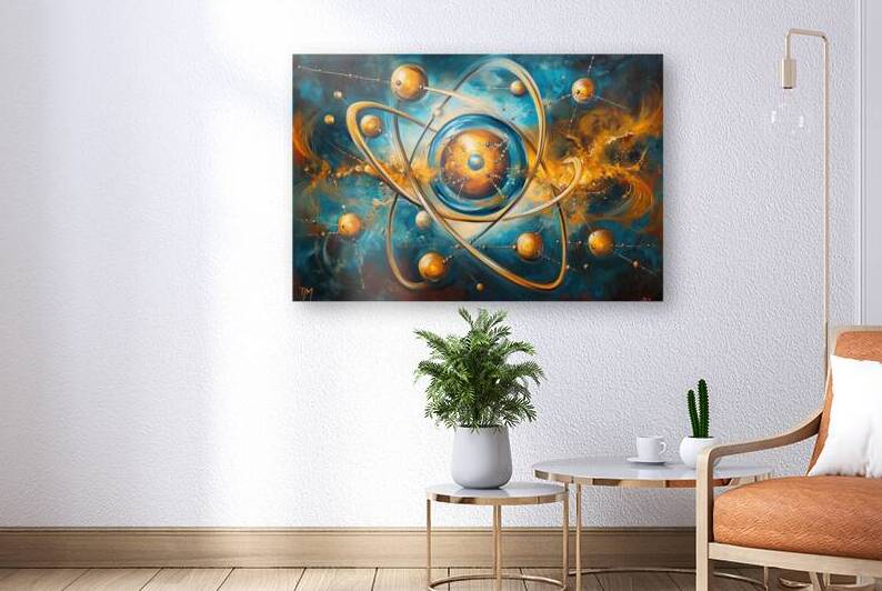Atomic Dance Across Cosmos 7P9J2D 63 by Abstract Rebellion