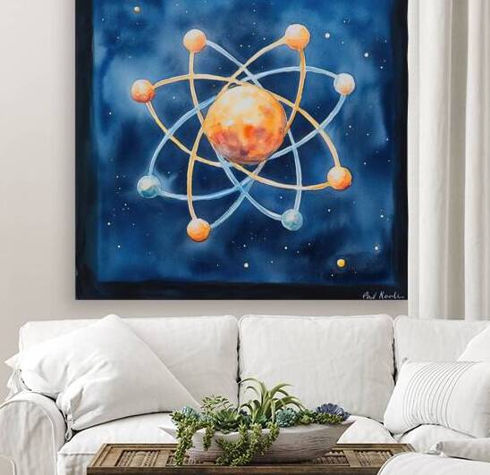 Atomic Orbit Dance 2P9H7N 49 by Abstract Rebellion