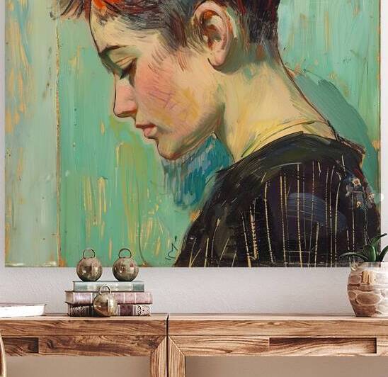 Auburn Contemplation N9H2P3 63 by Abstract Rebellion