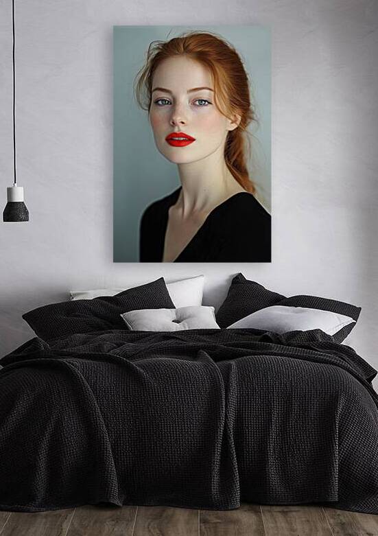 Auburn Gaze Portrait J9HNP2 45 by Abstract Rebellion