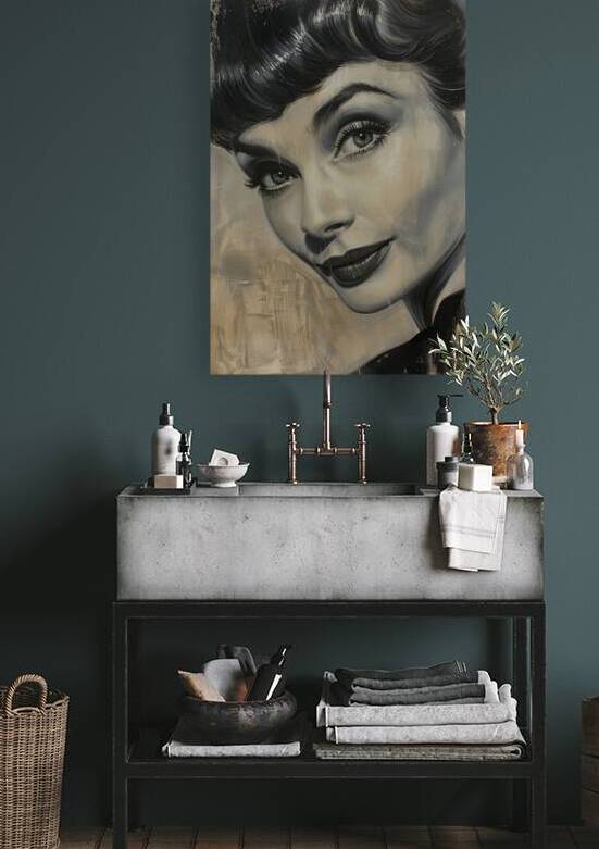 Audrey Hepburn Reimagined 7892B 48 by Abstract Rebellion