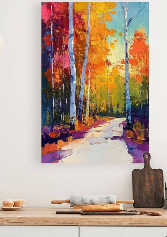 Autumn Birch Glow 92HJ8P 55 by Abstract Rebellion