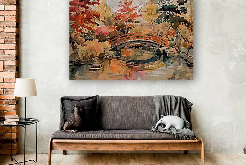 Autumn Bridge Reflection 92HJ5C 50 by Abstract Rebellion