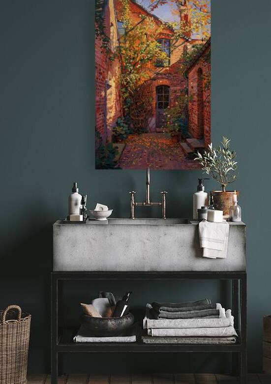 Autumn Courtyard Glow H92N5Z 60 by Abstract Rebellion