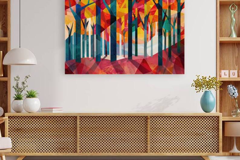 Autumn Forest Glow H9P4Z2 55 by Abstract Rebellion