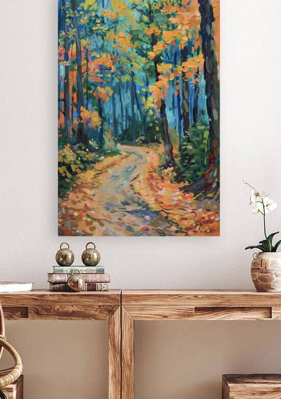 Autumn Forest Path H2N9P4 51 by Abstract Rebellion