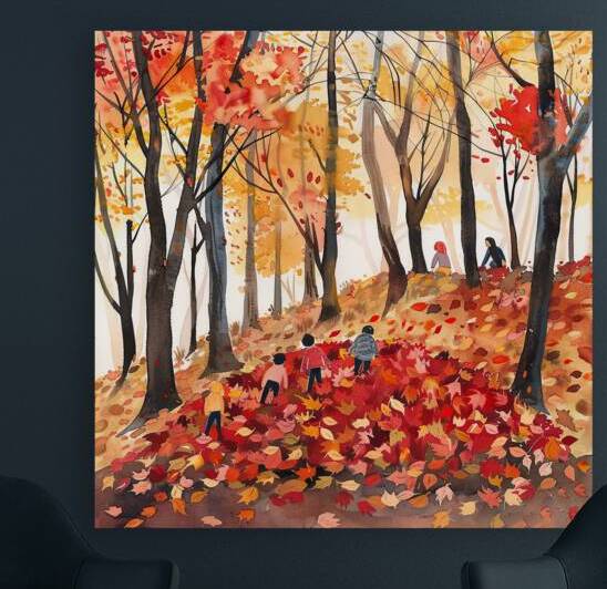 Autumn Leaf Play H2N9P4 45 by Abstract Rebellion