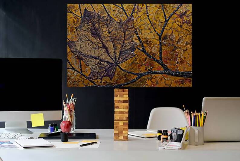 Autumn Leaf Mosaic JH92N3 52 by Abstract Rebellion