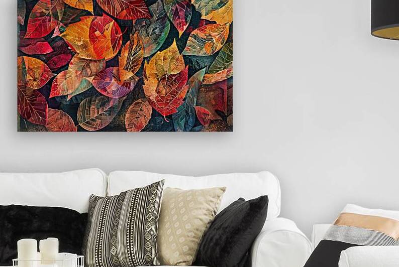 Autumn Leaf Skeletons 78HNPZ 60 by Abstract Rebellion