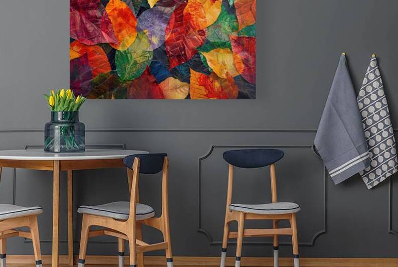 Autumn Leaves Tapestry H2N3P9 58 by Abstract Rebellion