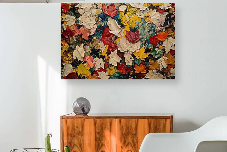 Autumn Leaves Tableau H2N3P9 47 by Abstract Rebellion