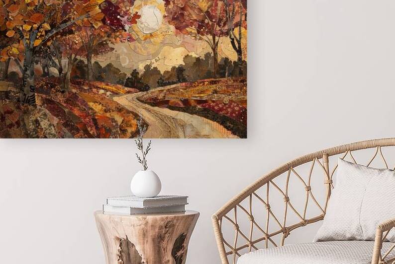 Autumn Moonrise Path 7P3H9N 57 by Abstract Rebellion