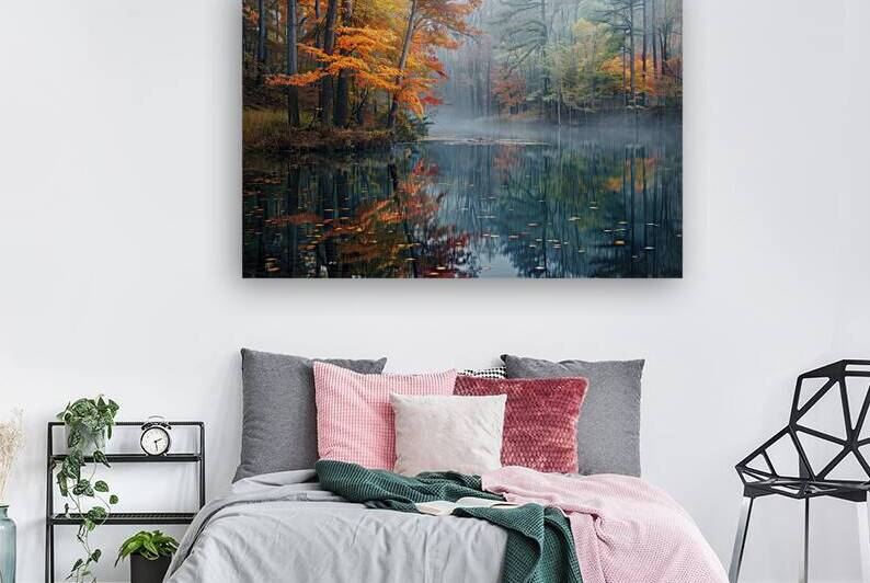 Autumn Mist Reflections 9J3N4Z 55 by Abstract Rebellion