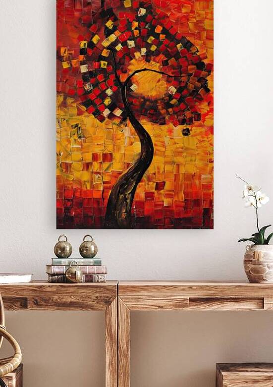 Autumn Mosaic Tree Y59H2N 47 by Abstract Rebellion