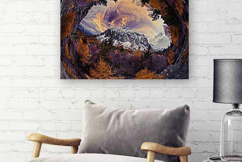 Autumn Mountain Vista Y9J4N2 60 by Abstract Rebellion
