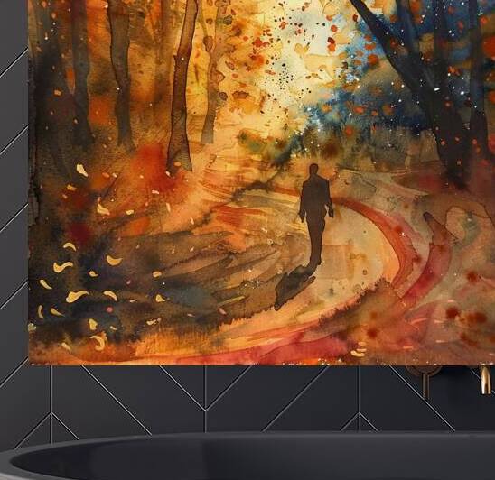 Autumn Path Solitude 5H2N9Z 57 by Abstract Rebellion