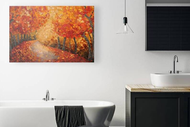 Autumn Pathway Glow 92HJ8P 50 by Abstract Rebellion