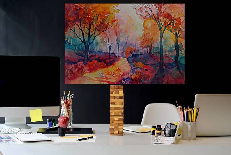 Autumn Pathway Glow 7P3HN 59 by Abstract Rebellion